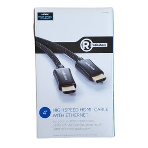 HDMI high speed cable with ethernet 4'
